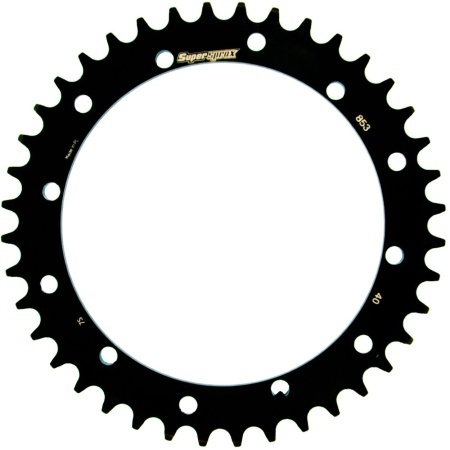 Kit de lant D.I.D Chain - Argintiu lant 520 VX, X-Ring, pinion fata JT, foaie spate SUPERSPROX pentru ATV YAMAHA YFM 350 Warrior 1989-2004 - Img 4