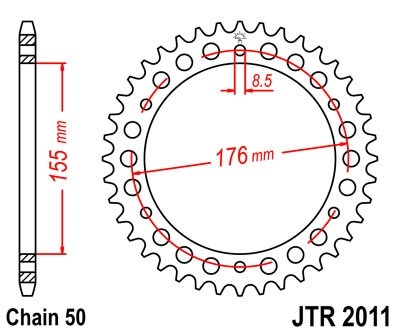Kit de lant D.I.D Chain - Argintiu lant 530 VX, X-Ring, pinion fata JT cauciucat, foaie spate JT pentru TRIUMPH Tiger 1050 Sport 2014-2021 - Img 6