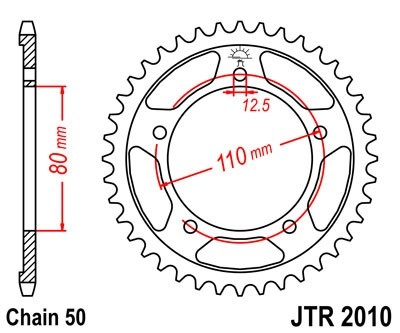 Kit de lant D.I.D Chain - Argintiu lant 530 VX, X-Ring, pinion fata SUPERSPROX, foaie spate JT pentru TRIUMPH Adventurer 900 1996-1998 - Img 4