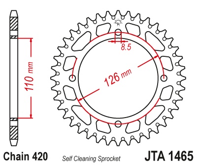 Kit de lant D.I.D Chain - Auriu lant 420 NZ, Non-sealed, pinion fata JT, foaie spate JT pentru KAWASAKI KX 65 2002-2025 - Img 5