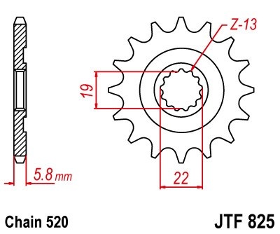 Kit de lant D.I.D Chain - Auriu lant 520 ZVM-X, X-Ring, pinion fata JT, foaie spate JT pentru HUSQVARNA TXC 250 2011-2012 - Img 3