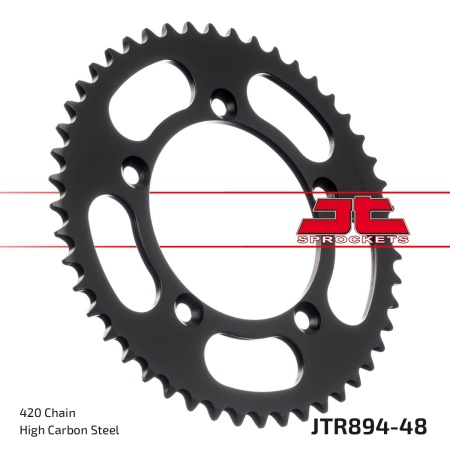 Kit de lant EK - Argintiu lant 420 SH, Non-sealed, pinion fata JT, foaie spate JT pentru KTM SX 65 2012-2023 - Img 6