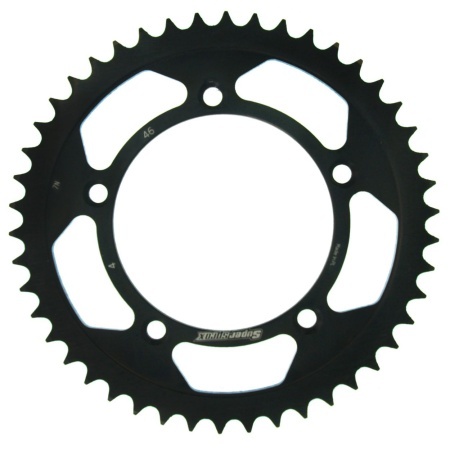 Kit de lant EK - Argintiu lant 420 SH, Non-sealed, pinion fata SUPERSPROX, foaie spate SUPERSPROX pentru KTM SX 65 1998-2002 - Img 3