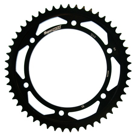 Kit de lant EK - Argintiu lant 428 DEH, Non-sealed, pinion fata SUPERSPROX, foaie spate SUPERSPROX pentru HONDA XLR 125 R 1998-2001 - Img 4
