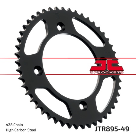 Kit de lant EK - Argintiu lant 428 SHDR, Non-sealed, pinion fata JT, foaie spate JT pentru HUSQVARNA TC 85 2018-2024 - Img 6