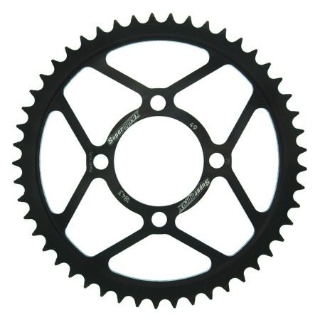Kit de lant EK - Argintiu lant 428 SHDR, Non-sealed, pinion fata SUPERSPROX, foaie spate SUPERSPROX pentru YAMAHA TT-R 125 2002-2010 - Img 3