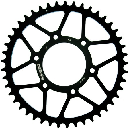Kit de lant EK - Argintiu lant 520 DEX, X-Ring, pinion fata SUPERSPROX, foaie spate SUPERSPROX pentru APRILIA ETX 125 1999-2001 - Img 4