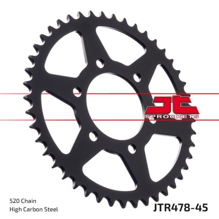 Kit de lant EK - Argintiu lant 520 Z/3D, X-Ring, pinion fata JT cauciucat, foaie spate JT pentru KAWASAKI Z 800 2013-2017 - Img 7