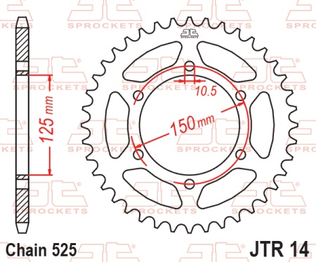 Kit de lant EK - Argintiu lant 525 SRO, O-ring, pinion fata JT, foaie spate JT pentru BENELLI TRK 502 X 2018-2021 - Img 5