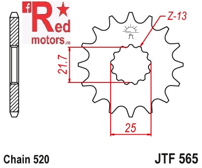 Kit lant DID Yamaha MT-03 (MTN320-A) (B082) 2016-2020 - Img 3