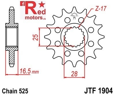 Kit lant GOLD DID QX-Ring 525 SRX2 pentru KTM 990 Adventure R 2010, 2013 - Img 2