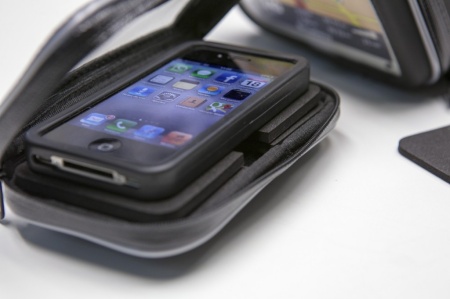Suport telefon SHAD 120x70 mm X0SG20H prindere pe ghidon 3,8" - Img 3