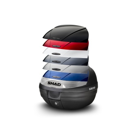 Top case cu capac colorat SHAD SH29 Albastru - Img 6