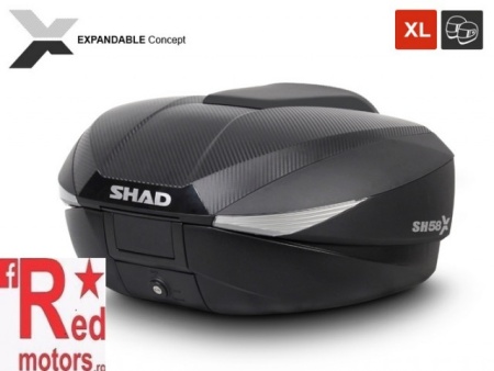Top case SHAD SH58X Carbon (expandable concept) with PREMIUM lock - Img 3