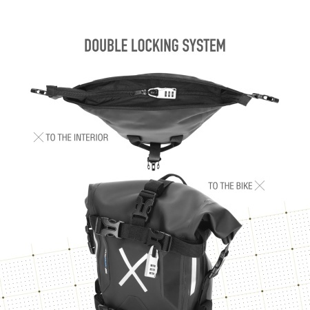 Waterproof fender bag SHAD TR08 X0TR08 TERRA (frame / fender) - Img 3