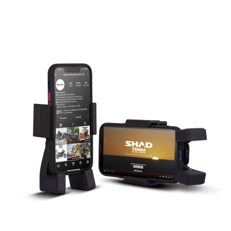 X-frame SHAD X0SG00M phone size up to 180x90mm (6,6") prindere pe suportul oglinzii - Img 5