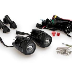 Auxiliary LED lights PUIG 3489N Negru homologated, set