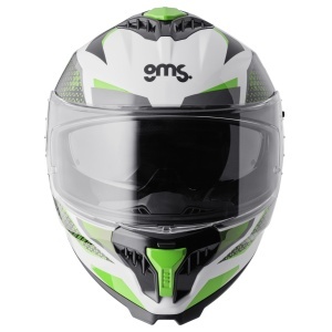 Casca integrala GMS GELERO ZG12701 white-green-grey L - Img 2