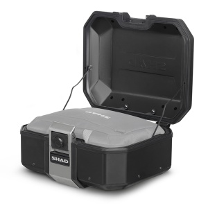 Complete set of aluminum cases SHAD TERRA BLACK, 37L topcase + 36L / 47L side cases, including mounting kit and plate SHAD CF Moto 800MT - Img 7