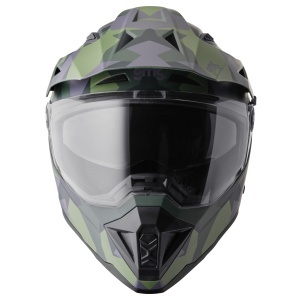 Enduro helmet GMS ADVENTUS CAMO ZG15002 matt green-black-camo S - Img 2