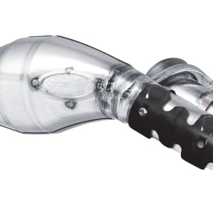 Exhaust head pipe guard POLISPORT ARMADILLO 8483800001 lung Negru - Img 2