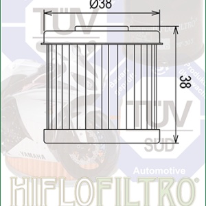 Filtru de ulei HIFLOFILTRO HF167 - Img 2