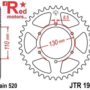 Foaie/pinion spate JTR1977.48 520 cu 48 de dinti