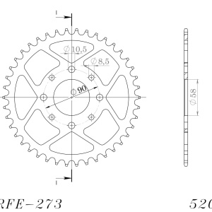 Kit de lant D.I.D Chain - Argintiu lant 520 VX, X-Ring, pinion fata SUPERSPROX, foaie spate SUPERSPROX pentru KTM Duke 125 2011-2013 - Img 5