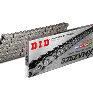 Kit de lant D.I.D Chain - Argintiu lant 525 ZVM-X, X-Ring, pinion fata JT cauciucat, foaie spate JT pentru KAWASAKI Z 1000 SX 2011-2019