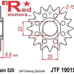 Kit de lant DID KTM 250 EXC-F Enduro 2014-2020 - Img 2