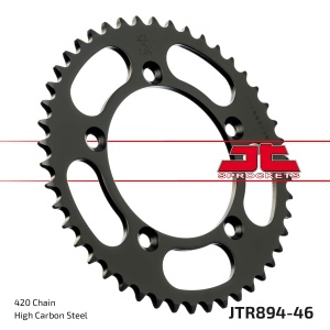 Kit de lant EK - Argintiu lant 420 SH, Non-sealed, pinion fata JT, foaie spate JT pentru KTM SX 65 1998-2002 - Img 6