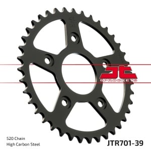 Kit de lant EK - Argintiu lant 520 DEX, X-Ring, pinion fata SUPERSPROX, foaie spate JT pentru CAGIVA Raptor 125 2003 - Img 6