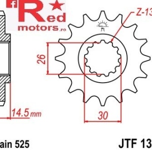 Kit lant DID GOLD X-Ring PRO-STREET 525 VX pentru Honda RVF750 R (RC45) 1994-1998 - Img 2