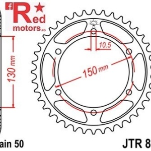 Kit lant DID GOLD X-Ring SUPERSTREET 530 ZVM-X pentru Yamaha XJR1300 (5EA) 1999-2001 - Img 3