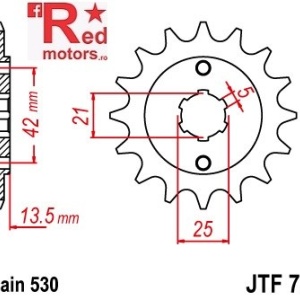 Pinion fata JTF 725 cu 15 dinti