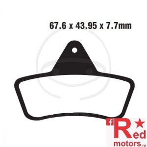 Placute frana fata STD EBC 67.6x43.95x7.7 FA271 pentru Arctic Cat 3 in 1 650 H1, 400. 500