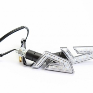 Semnale LED (2 buc) MOTION STUFF AERO negru mat