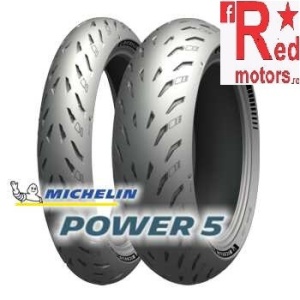 Set anvelope/cauciucuri moto Michelin Power 5 120/70 ZR17 58W + 180/55 ZR17 73W - Img 2