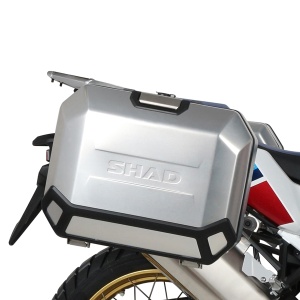 Set complet de cutii laterale de aluminiu, SHAD TERRA, 36L / 47L, incluzand kit de montaj SHAD HONDA CRF 1100 Africa Twin - Img 2