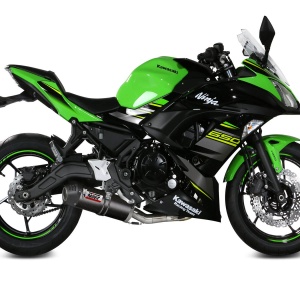 Sistem de evacuare complet 2x1 MIVV OVAL K.044.L3C Carbon / Carbon cap for KAWASAKI Ninja 650 (2017-2023); KAWASAKI Z 650 (2017-2023) - Img 2