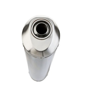Slip-on exhaust GPR SATINOX H.26.SAT Brushed Stainless steel including removable db killer and link pipe - Img 4