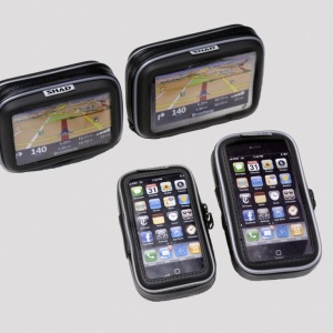 Suport telefon SHAD 130x90 mm X0SG10H prindere pe ghidon 4,3" - Img 8