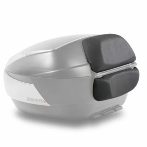 Top case SHAD SH48 D0B48406R New Titanium with backrest, carbon cover and PREMIUM SMART lock - Img 3