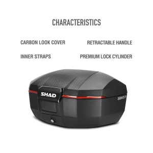 Top case SHAD SH51 D0B51106 Carbon - Img 5