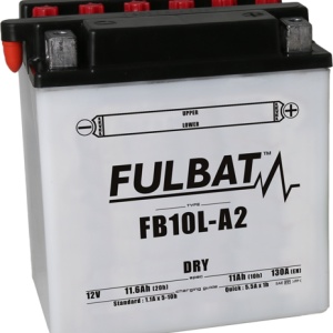 Baterie conventionala FULBAT FB10L-A2 (YB10L-A2) include electrolit
