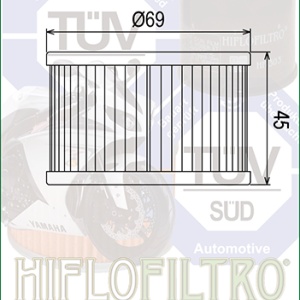 Filtru de ulei HIFLOFILTRO HF111 - Img 2