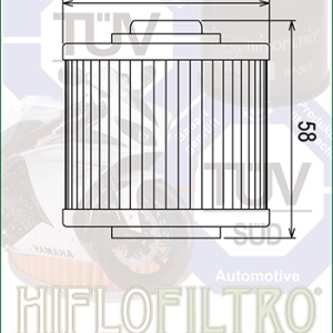 Filtru de ulei HIFLOFILTRO HF145 - Img 2