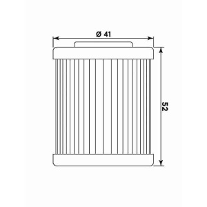 Filtru de ulei MIW KT8002 (alt. HF157) - Img 2
