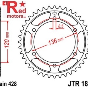 Foaie/pinion spate JTR1847.56 428 cu 56 de dinti