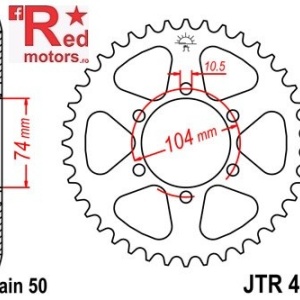 Foaie/pinion spate JTR481.45 530 cu 45 de dinti